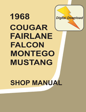 1968 Ford Mustang Service Manual