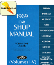 1969 Mustang service Manual download