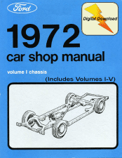 1972 Mustang service Manual download