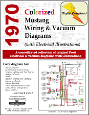 1970 Ford Mustang Wiring Schematic and Mustang Vacuum Diagrams download