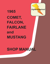 ford mustang service manuals